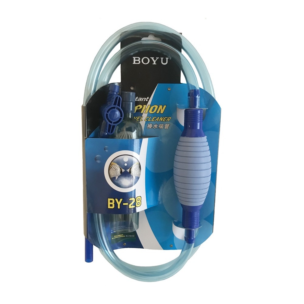 BOYU BY-28 Очиститель грунта (сифон) для аквариума (2)