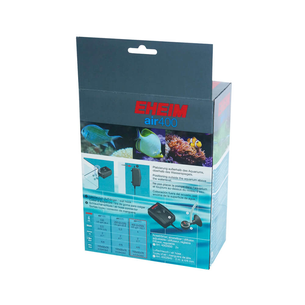 EHEIM air 400 Упаковка - вид сзади