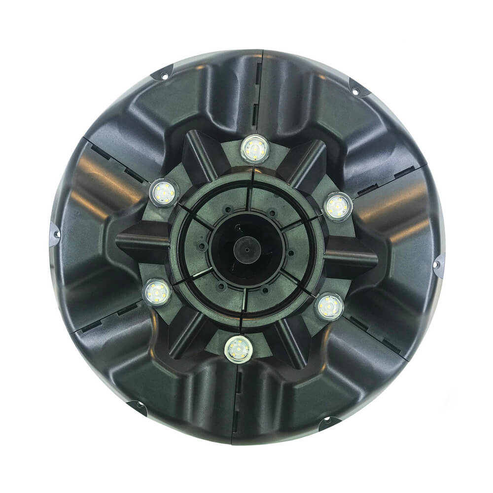 Boyu PY-10000LED Плавающий фонтан - Вид сверху Color