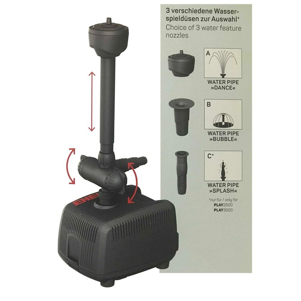 EHEIM PLAY Карта фонтанных насадок