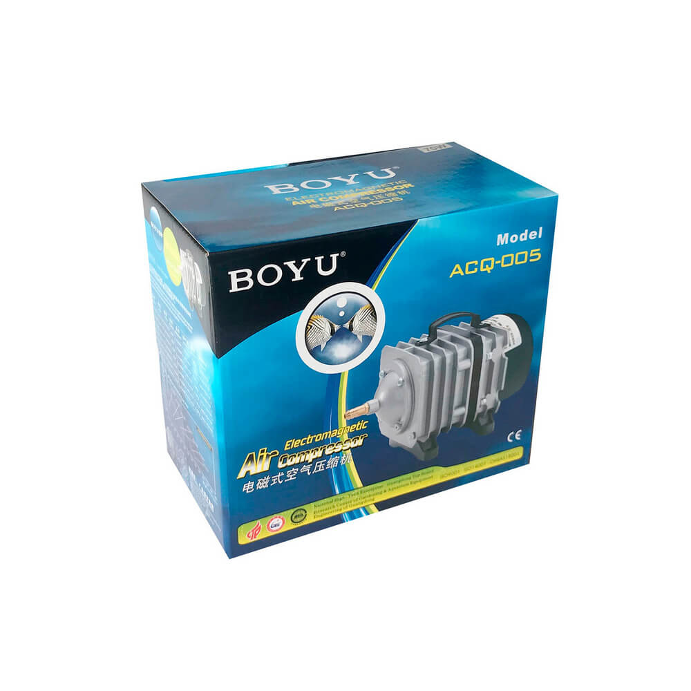 Электромагнитный компрессор BOYU ACQ-005 Упаковка