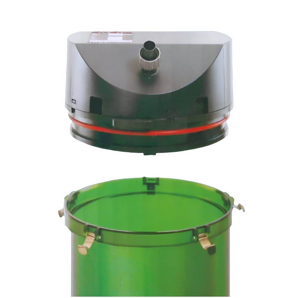 EHEIM classic - моторная "голова", уплотнительное кольцо и колба фильтра