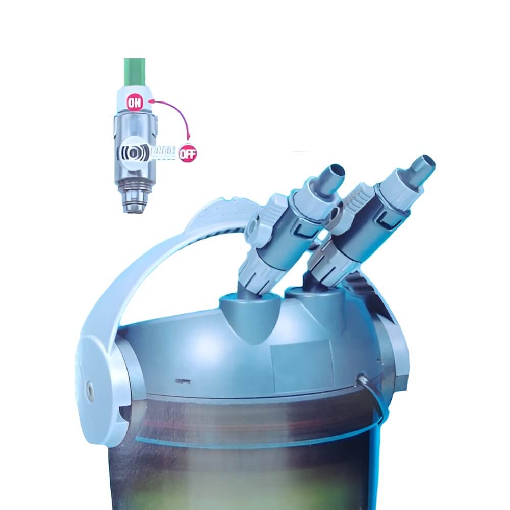 EHEIM ecco pro - многофункциональная ручка и два крана